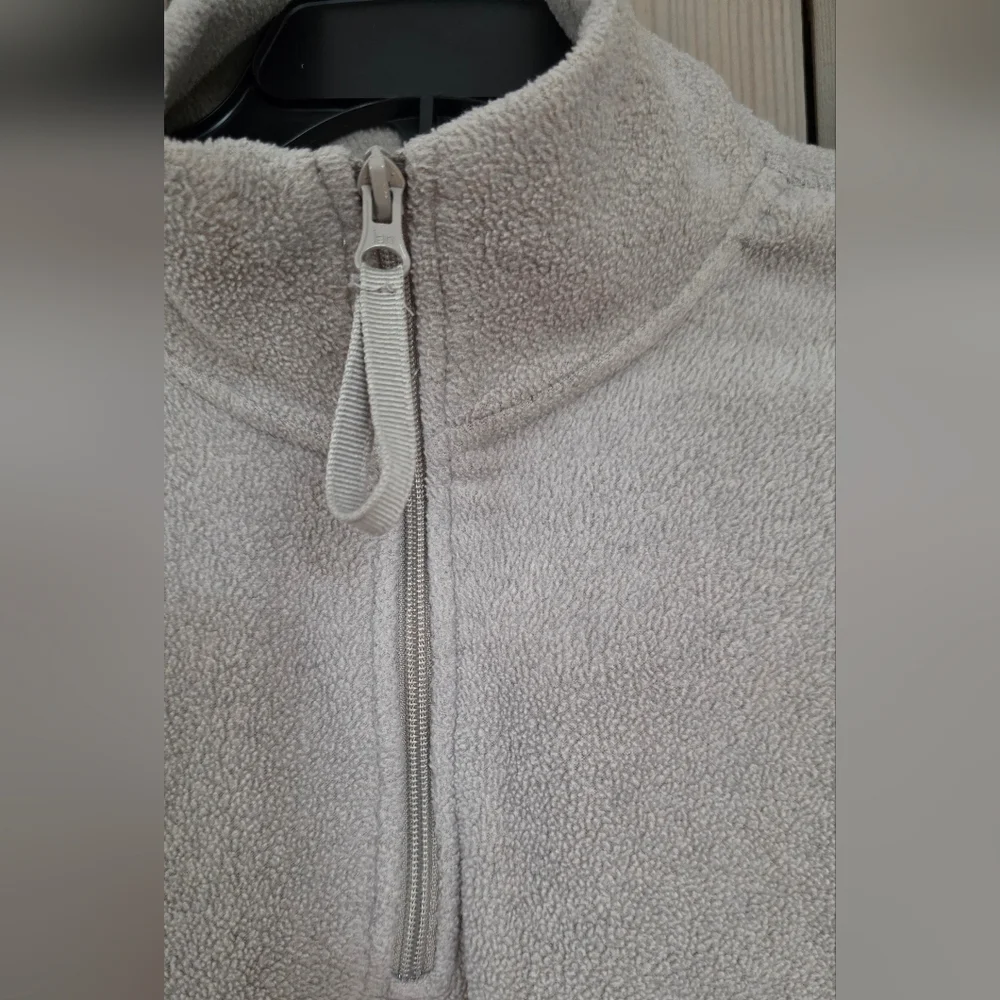 St. John's Bay Beige Quarter-Zip Sweater